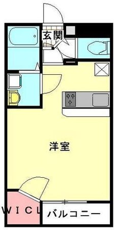 レオパレスブルームYKの物件間取画像